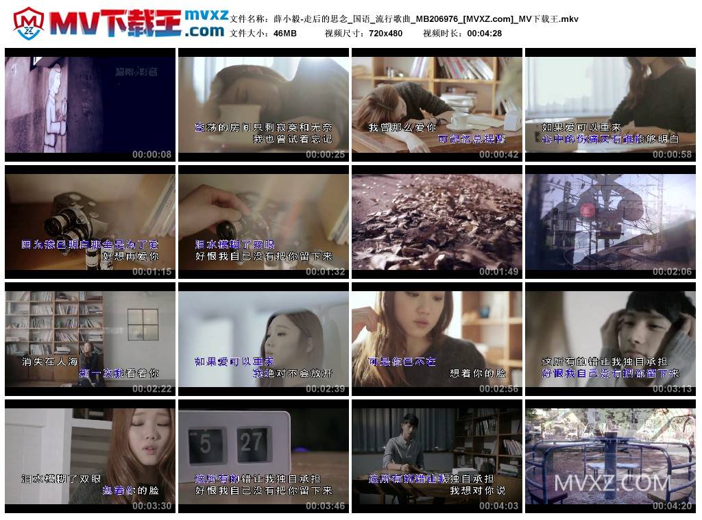 薛小毅-走后的思念_国语_流行歌曲_MB206976